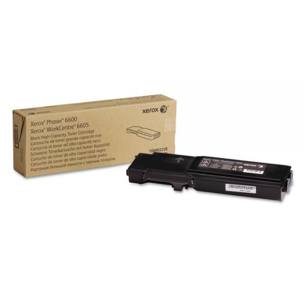 XER106R02228 Xerox 106R02228 High Capacity Toner, 8000 Page-Yield, Black