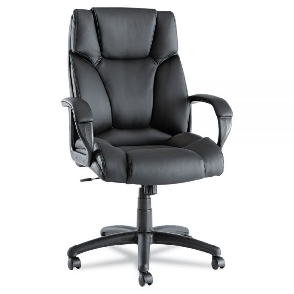 ALEFZ41LS10B Alera Fraze Series High-Back Swivel/Tilt Chair, Black Leather