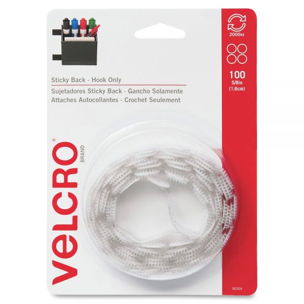 VEK90204 VELCRO Brand VELCRO Brand Sticky Back Round Coin Fasteners