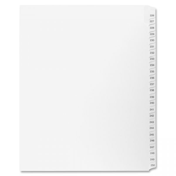 KLF91910 Kleer-Fax 90000 Series Side-Tab Legal Index Dividers