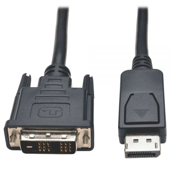 SYNX2518506 Tripp Lite DisplayPort to DVI Cable, Displayport with Latches to DVI-D
