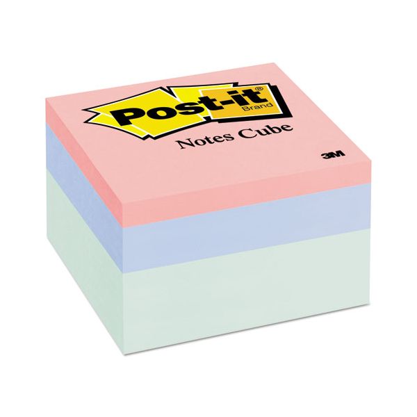 MMM2056PP Post-it Notes Original Cubes, 3 x 3, Seafoam Wave, 490-Sheet