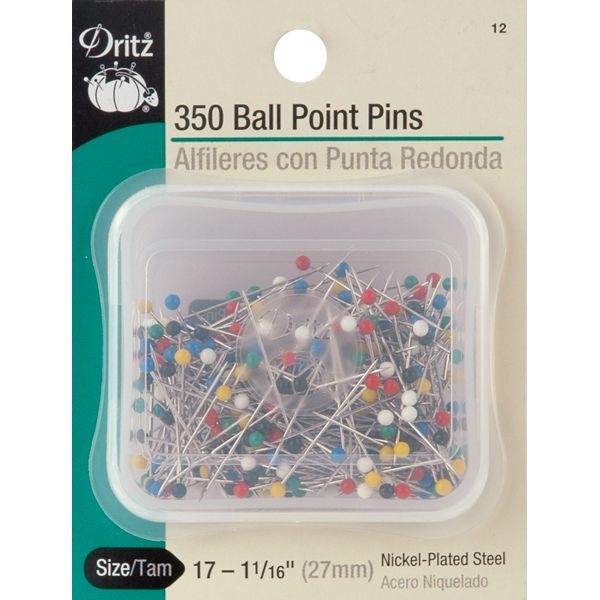 Dritz Coil-Less Curved Safety Pins Size 1 50/PKG