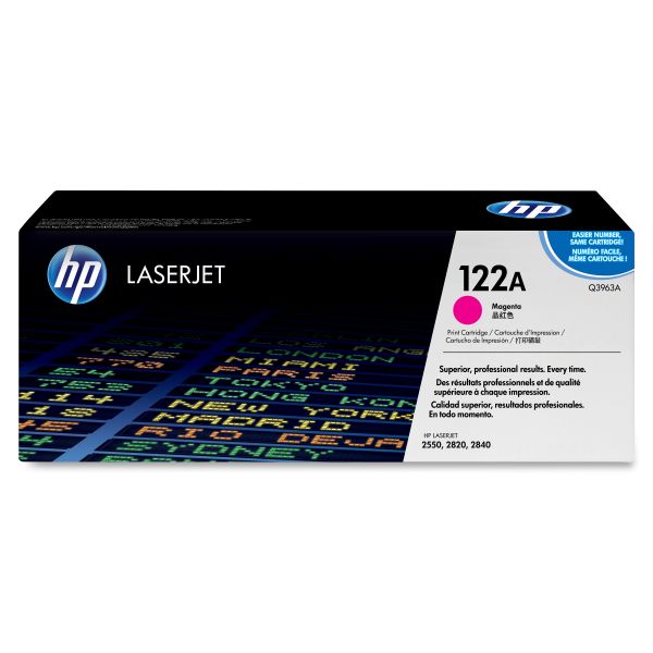 HEWQ3963A HP 122A Magenta Toner Cartridge (Q3963A)