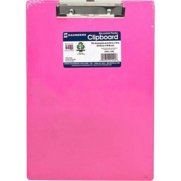SAU21594 Saunders Recycled Plastic Clipboard