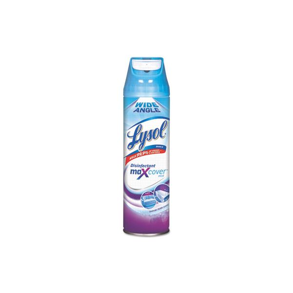 RAC94121 LYSOL Brand Max Cover Disinfectant Mist, Lavender Field, 15 oz Aerosol, 12/Carton