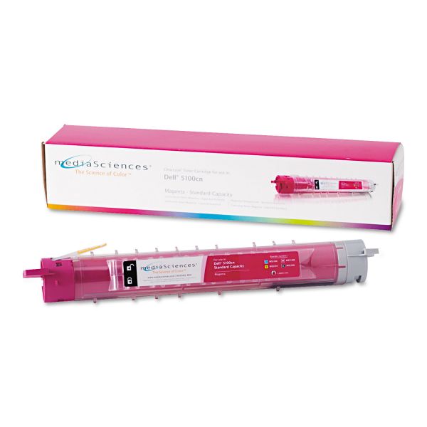 MDAMS510M Media Sciences MS510M Remanufactured 310-5809 (GG578) High-Yield Toner, Magenta