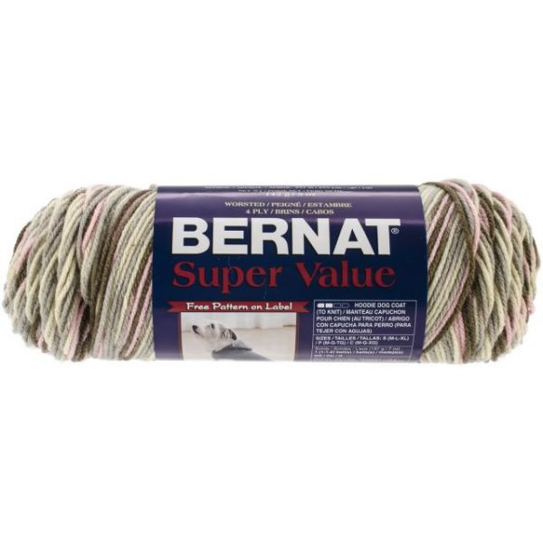 NOTM324868 Bernat Super Value Yarn - Pink Taupe
