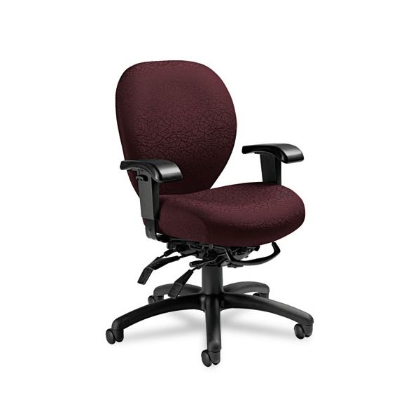 GLB27813T608 Global Mallorca Mid-Back Multi-Tilt Office Chair
