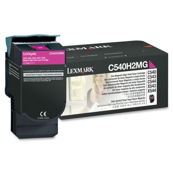 SYNX2268282 Lexmark C540H2MG High Capacity Magenta Toner Cartridge
