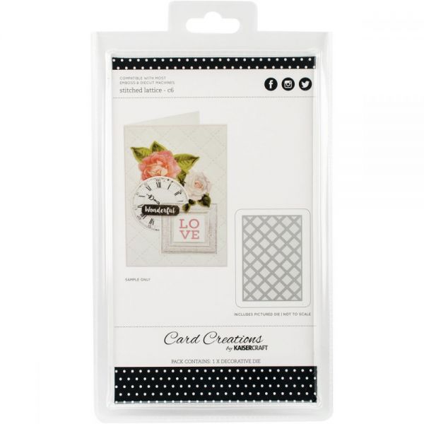 NOTM303843 Kaisercraft Card Creations C6 Card Front Die 4"X6"