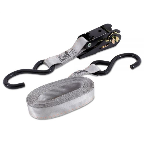 KPR05514 Keeper Ratchet Tie-Down Strap, 1in x 14ft, 15000lb, S-Hook Ends