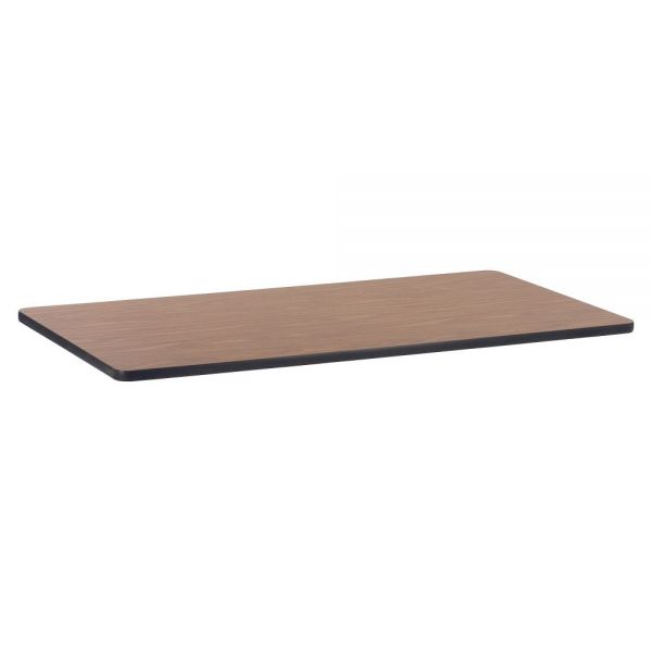 LLR99895 Lorell Medium Oak Laminate Rectangular Activity Tabletop