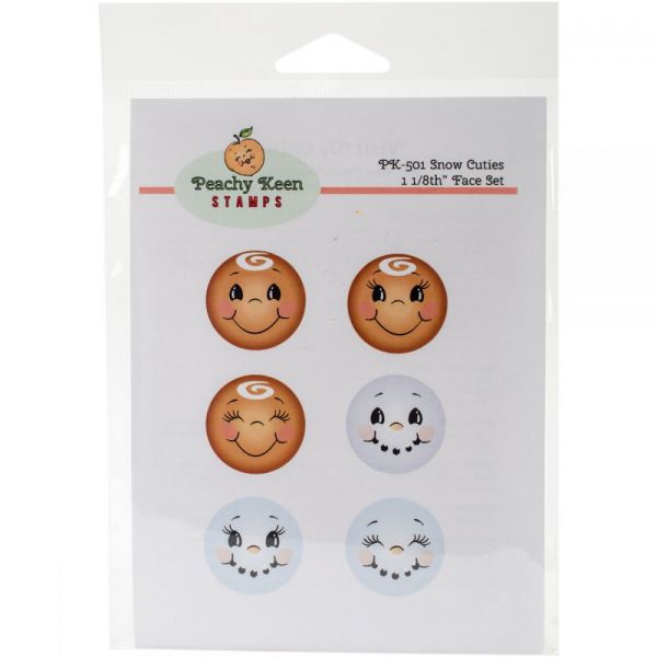 NOTM335288 Peachy Keen Stamps Clear Face Assortment 6/Pkg