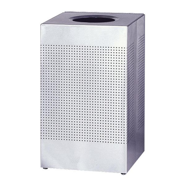RCPSC14SSPL United Silhouettes Open Top 16 Gallon Trash Can