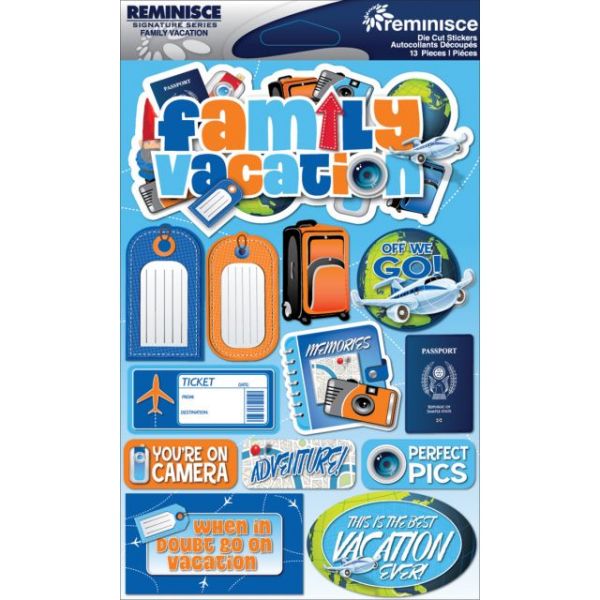 NOTM376120 Signature Dimensional Stickers 4.5"X6" Sheet
