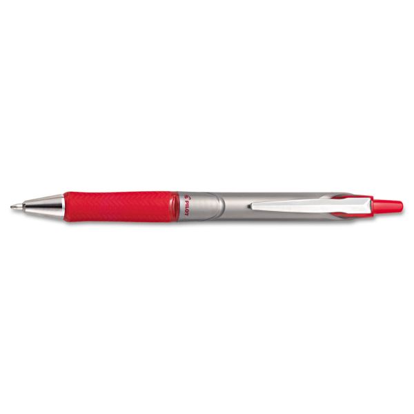 PIL31912 Pilot Acroball Pro Ball Point Retractable Pen, Red Ink, 1mm, Dozen