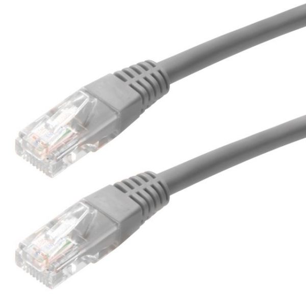 IGRMQP5097 4XEM 50FT Cat5e Molded RJ45 UTP Network Patch Cable (Gray)