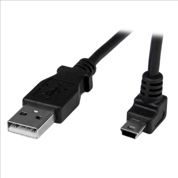 SYNX3681148 StarTech.com 1m Mini USB Cable - A to Up Angle Mini B
