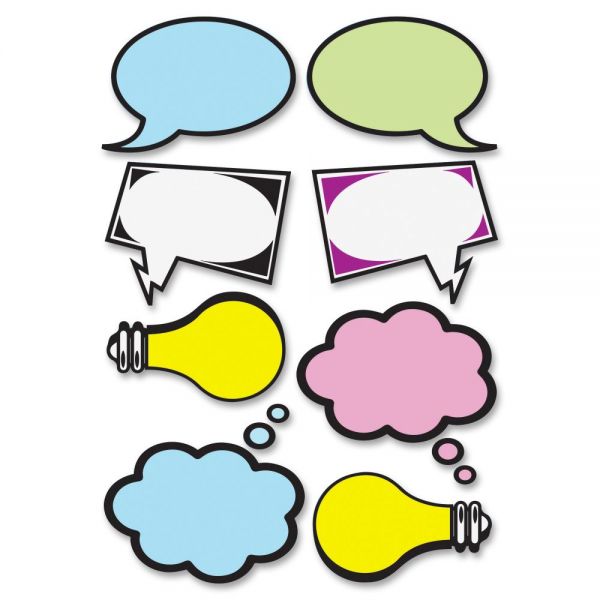 ASH10137 Ashley Speech Bubbles Dry Erase Magnets