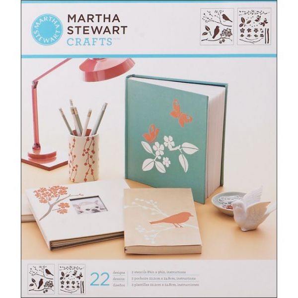 NOTM131038 Martha Stewart Medium Stencils 2/Pkg