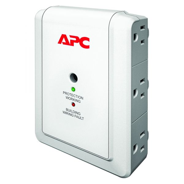 SYNX2807384 APC by Schneider Electric SurgeArrest Essential P6WT 6-Outlets Surge Suppressor