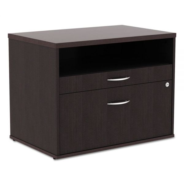 ALELS583020ES Alera Open Office Series Low File Cab Cred, 29 1/2 x 19 1/8 x 22 7/8, Espresso