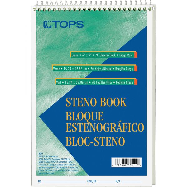 TOP8011 TOPS Steno Pad