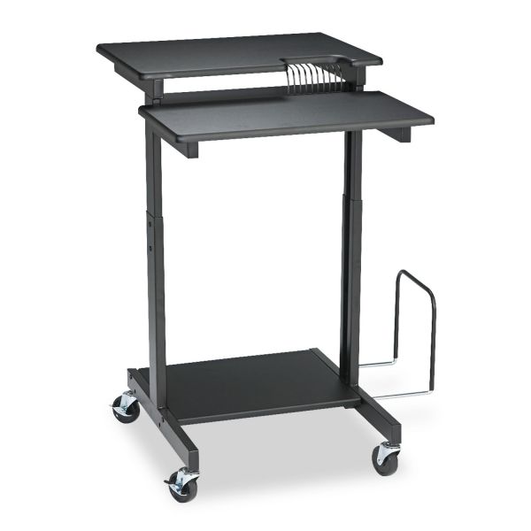 BLT85052 BALT Web A/V Stand-Up Workstation, 34w x 31d x 44-1/2h, Black