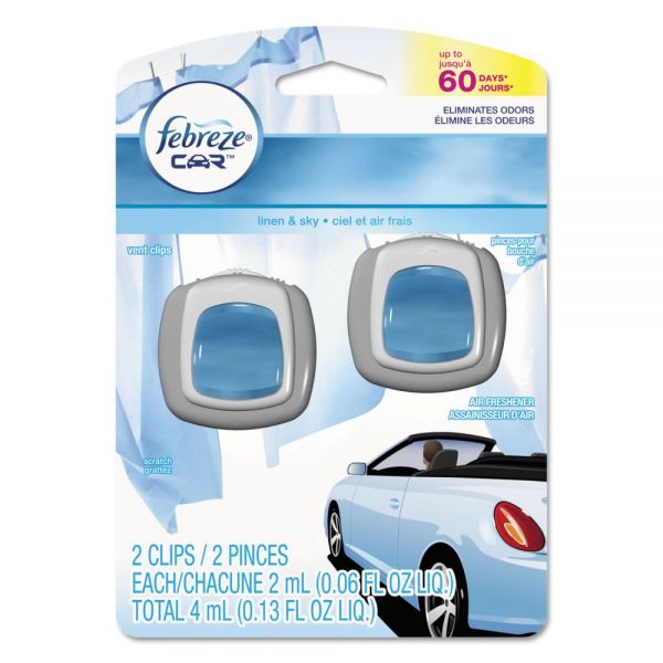 PGC94735CT Febreze Car Vent Clips Air Fresheners