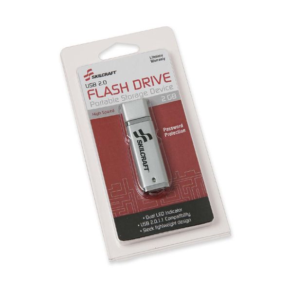 NSN5584986 SKILCRAFT 2GB USB 2.0 Flash Drive