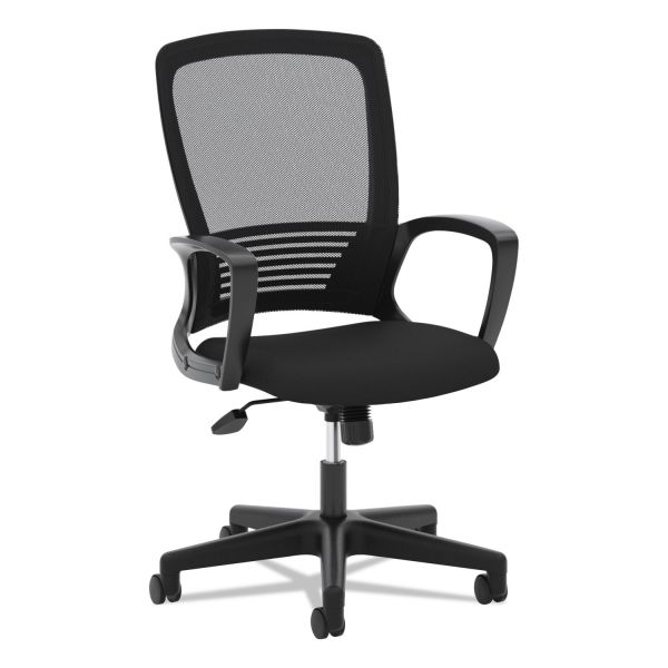 BSXVL525ES10 HON VL525 Mesh High-Back Task Chair, Black
