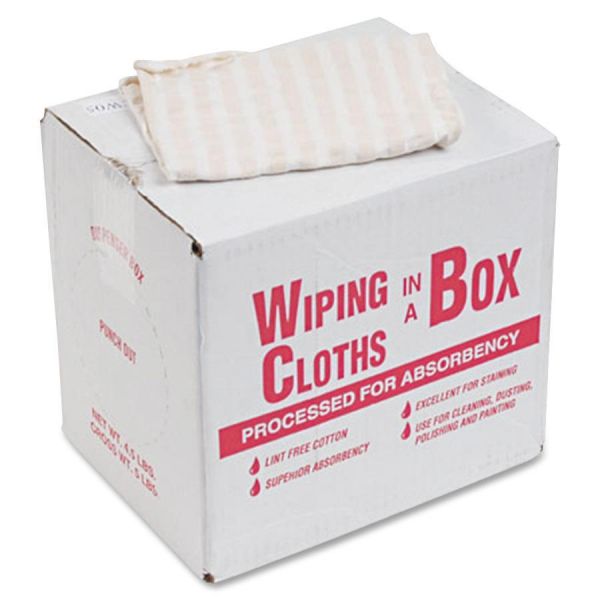 OFX00069 Office Snax Cotton Wiping Cloths