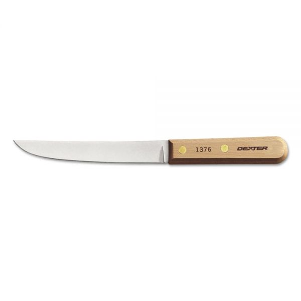 DXX02150 Dexter Traditional Boning Knife, Wide, Brown/Silver, 8"