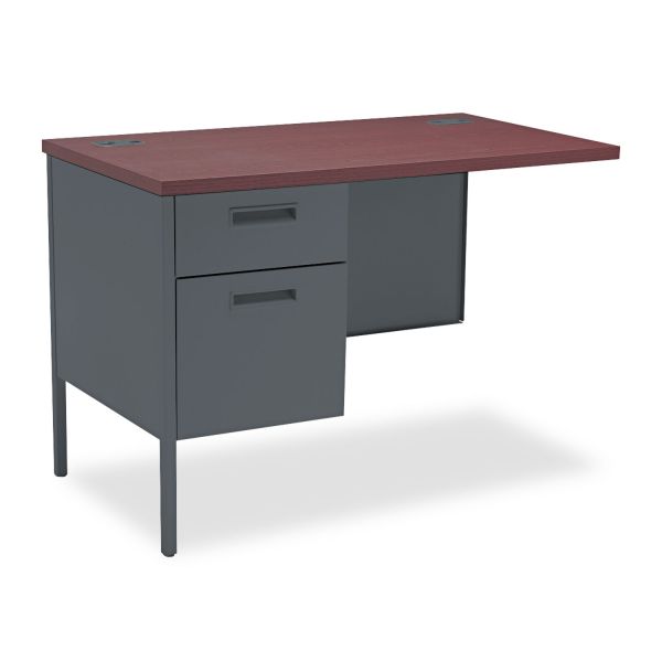 HONP3236LNS HON Metro Classic Series Workstation Return, Left, 42w x 24d, Mahogany/Charcoal