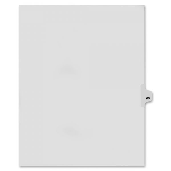 KLF82265 Kleer-Fax 80000 Series Side Tab Legal Index Dividers