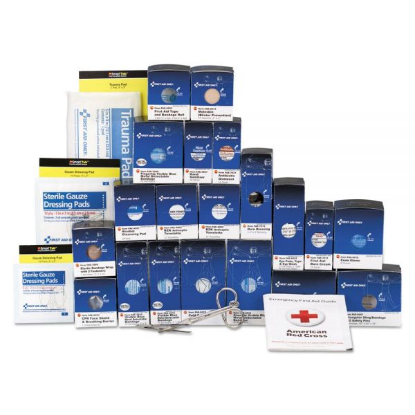 FAO90828 First Aid Only Large ANSI Class A+ SmartCompliance Food Service Refill Pack, 260 Pieces