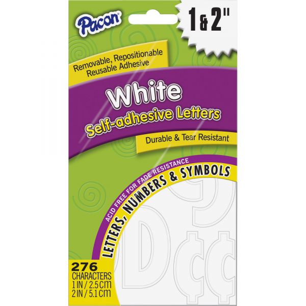 PAC51664 Pacon Reusable Self-Adhesive Letters