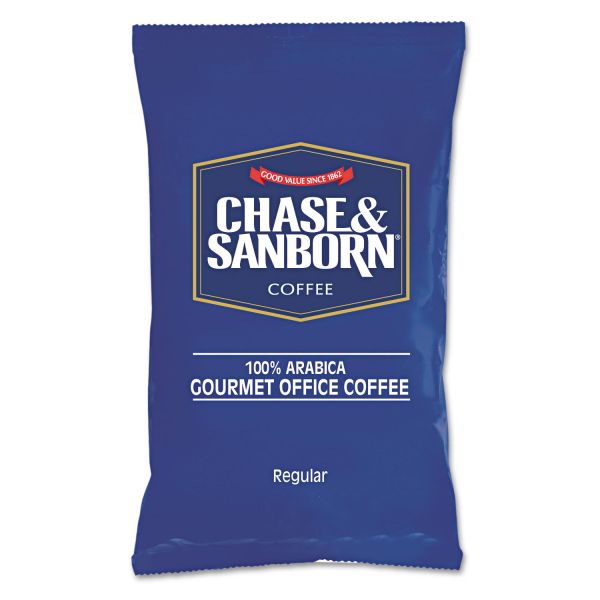 OFX32410 Chase & Sanborn Coffee, Regular, 1.25oz Packets, 42/Box
