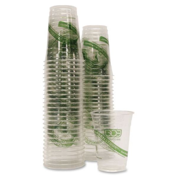 ECOEPCC16GSCT Eco-Products GreenStripe 16 oz Plastic Cold Cups