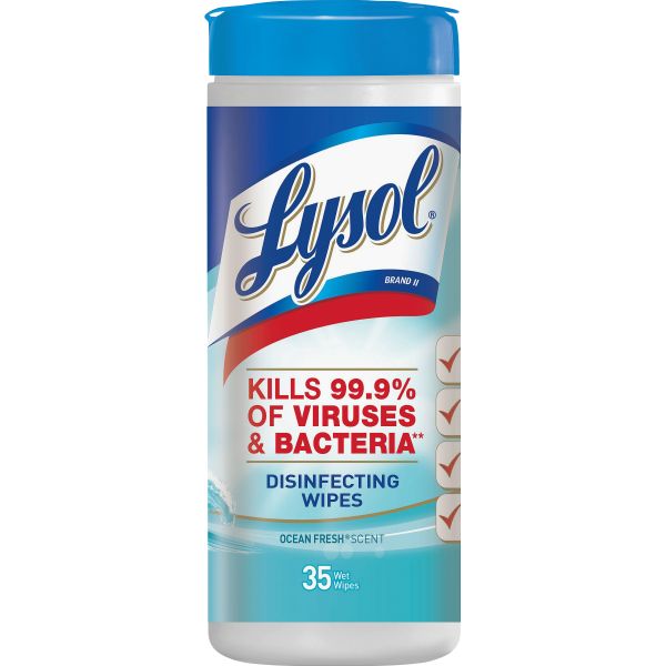 RAC81146CT Lysol Ocean Fresh Disinfecting Wipes