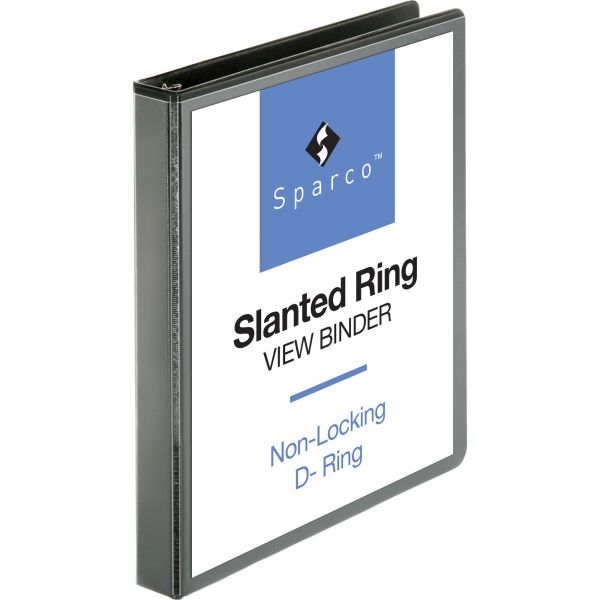 SPR09300 Sparco 1" 3-Ring View Binder