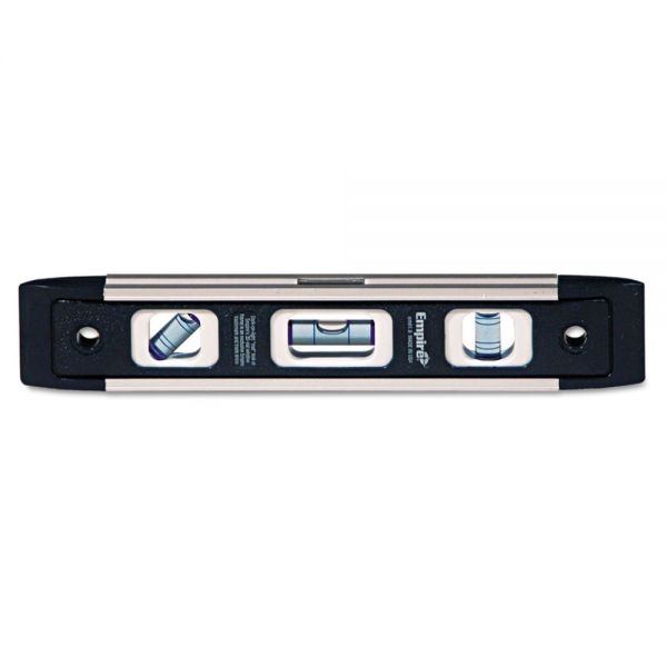 EMLEM819 Empire em81 Series True Blue Torpedo Level, 9" Long, Aluminum, Tri-Vial