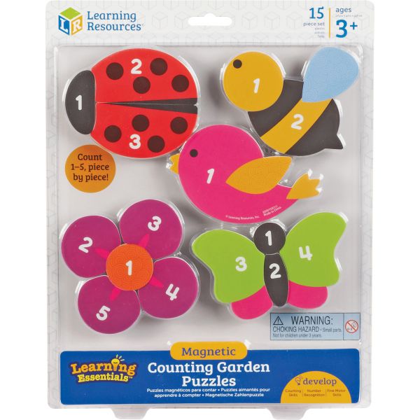 LRN7727 Learning Resources Garden Count Magnetic Puzzle