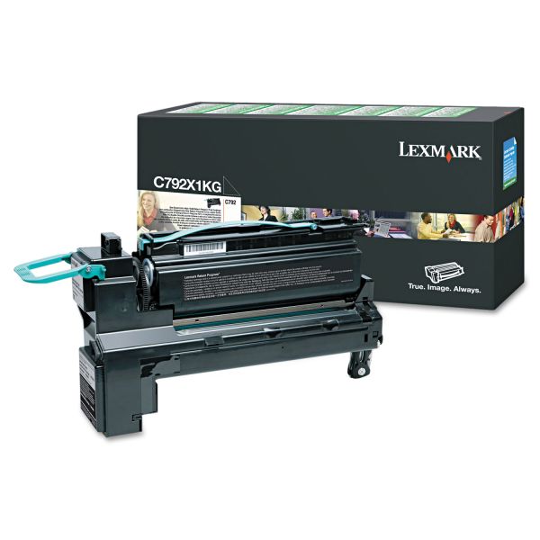 LEXC792X1KG Lexmark C792X1KG Extra High-Yield Toner, 20000 Page-Yield, Black