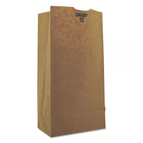 BAGGH12 General #12 Paper Grocery Bag, 50lb Kraft, Heavy-Duty 7 1/16 x 4 1/2 x 13 3/4, 500 bags