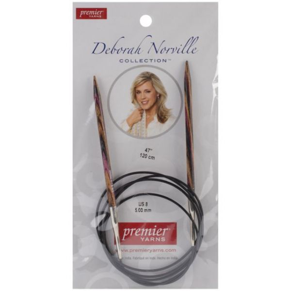 NOTM072501 Deborah Norville Fixed Circular Knitting Needles 47"