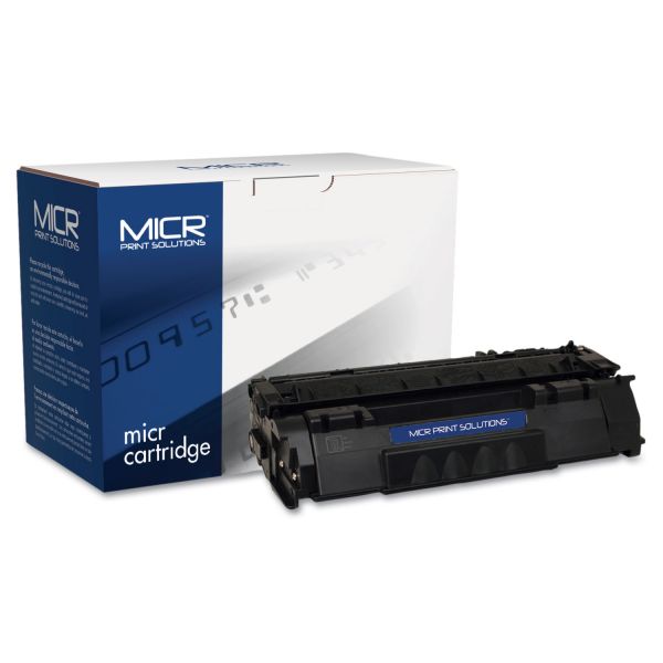 MCR53AM MICR Print Solutions Compatible with Q7553AM MICR Toner, 3,000 Page-Yield, Black