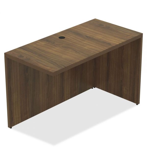 LLR34323 Lorell Chateau Series Walnut Laminate Desking