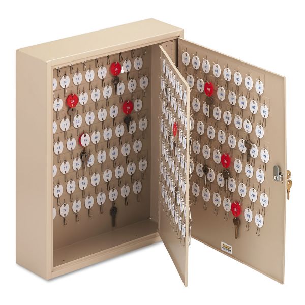 MMF201824003 SteelMaster Locking Two-Tag Cabinet, 240-Key, Welded Steel, Sand, 16 1/2 x 4 7/8 x 20 1/8